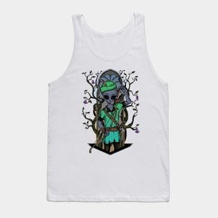 The alien Robin Hood - Color version Tank Top